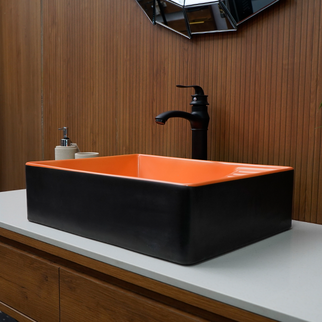 Designer Table Top Basin (20 x 15 x 6 In),BTT-1170