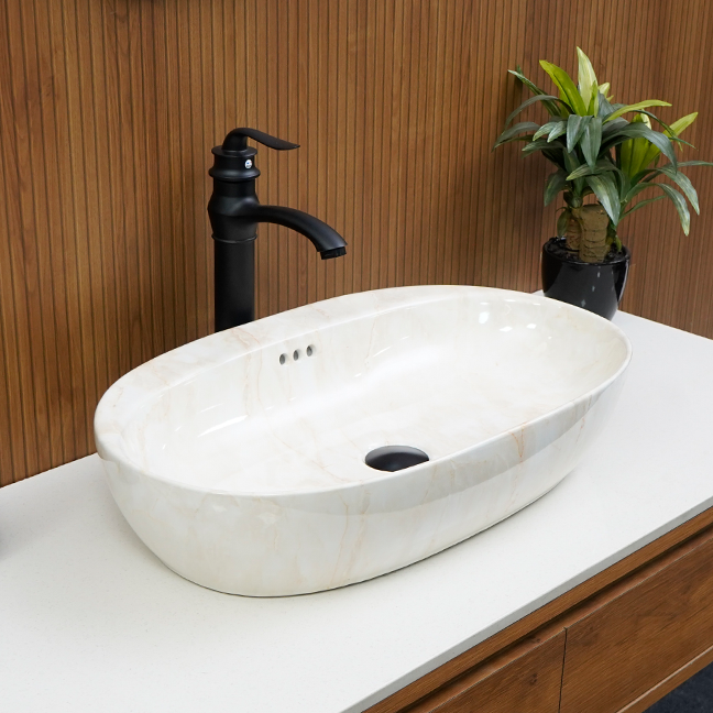 Designer Table Top Basin (24 x 14 x 5  in) BTT-907
