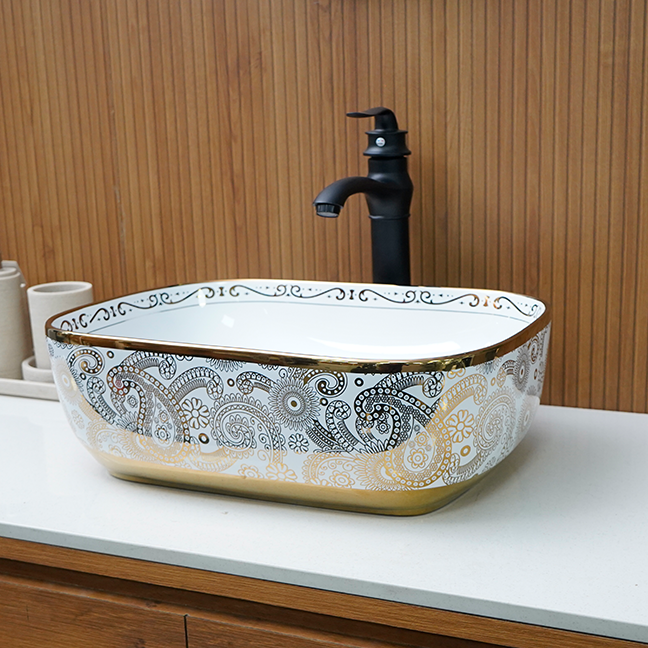 Designer Table Top Basin (18 x 13 x 5 In),BTT-11228-IN