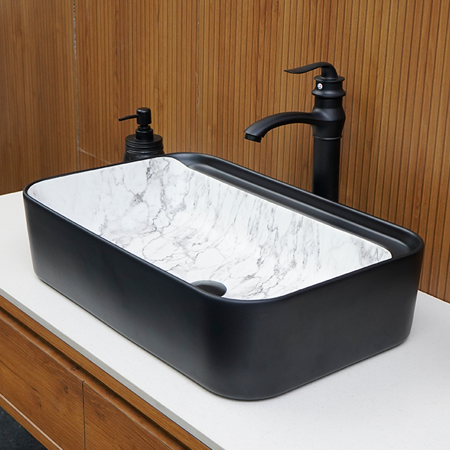 Designer Table Top Basin (22 x 14 x 6 In),BTT-11143