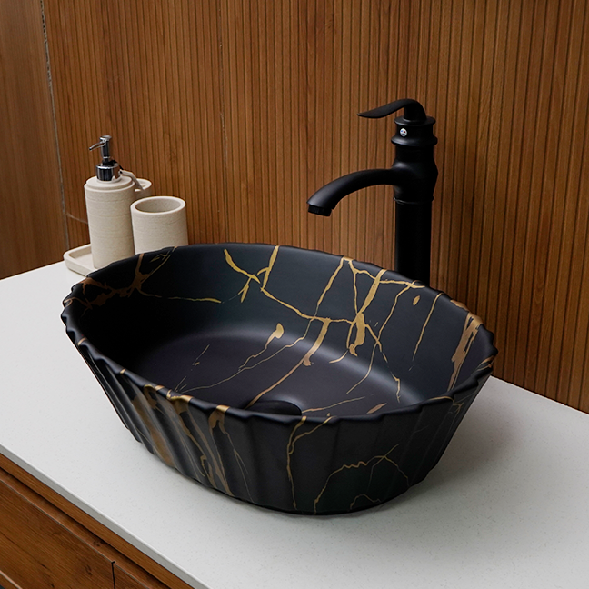 Designer Table Top Basin (19 x 15 x 5 In),BTT-11083