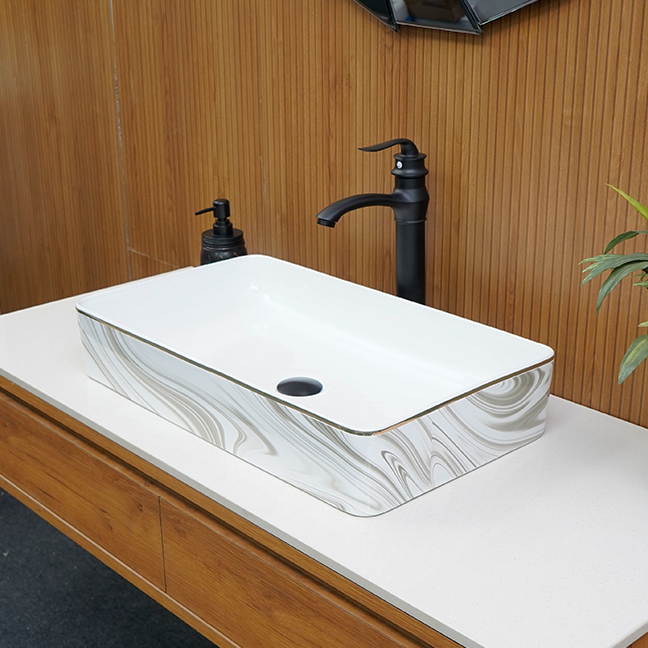 Designer Table Top Basin (19 x 15 x 5 In),BTT-11088