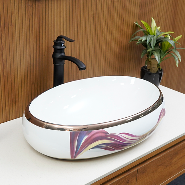 Designer Table Top Basin (24 x 16 x 6 In),BTT-1543