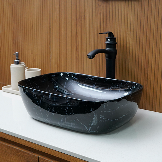 Designer Table Top Basin (18 x 14 x 5 In),BTT-11241-IN