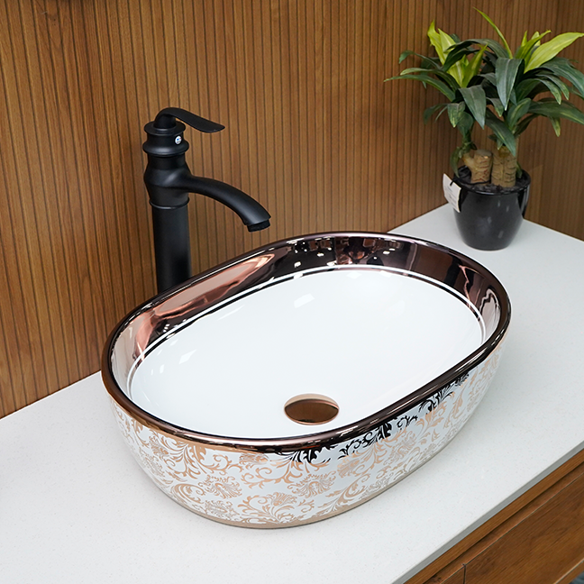 Designer Table Top Basin (19 x 15 x 5 In),BTT-1273