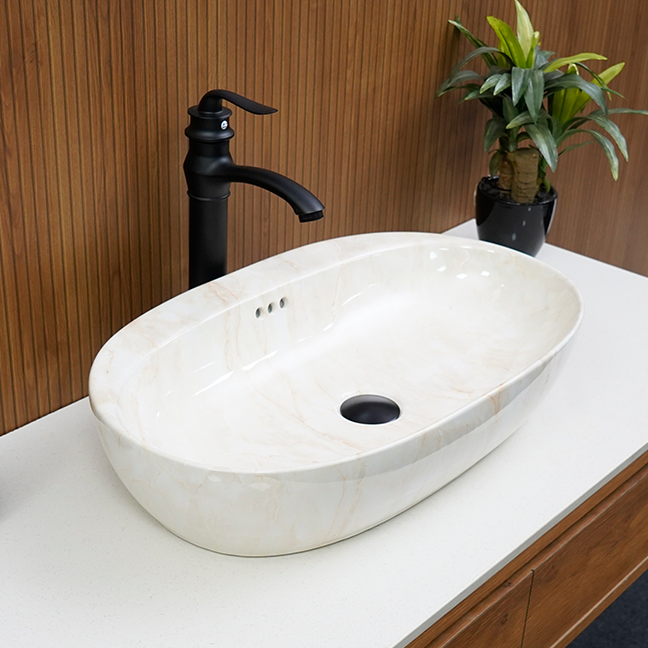 Designer Table Top Basin (24 x 14 x 5  in) BTT-907