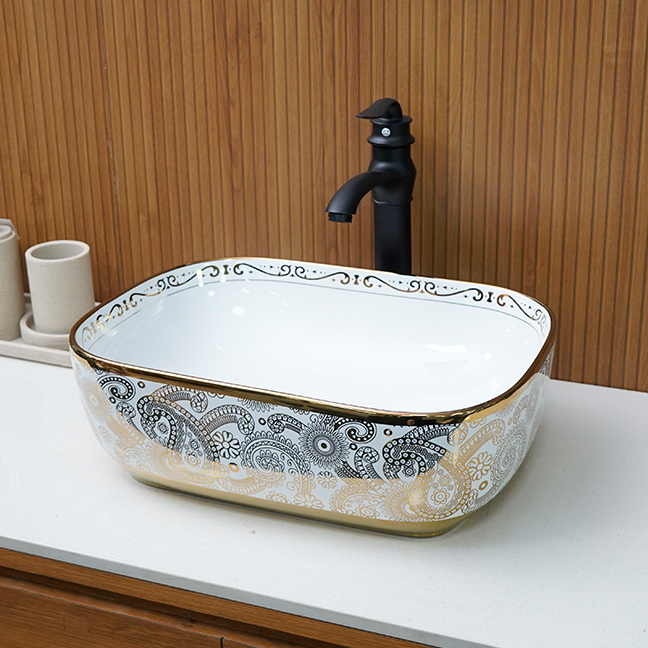 Designer Table Top Basin (18 x 13 x 5 In),BTT-11228-IN