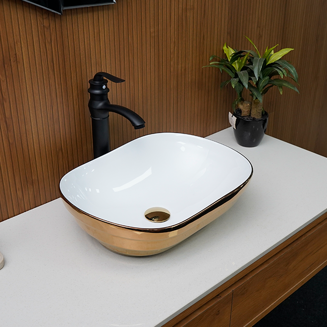 Designer Table Top Basin (18 x 14 x 6 In),BTT-1090