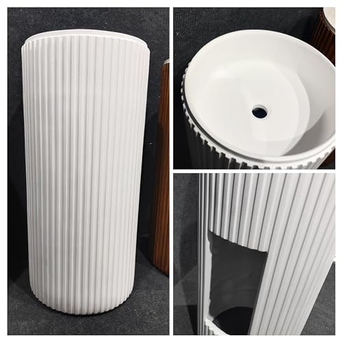 Artificial Stone Pedestal Wash Basin,BPB-616,size-16x16x35 Inch