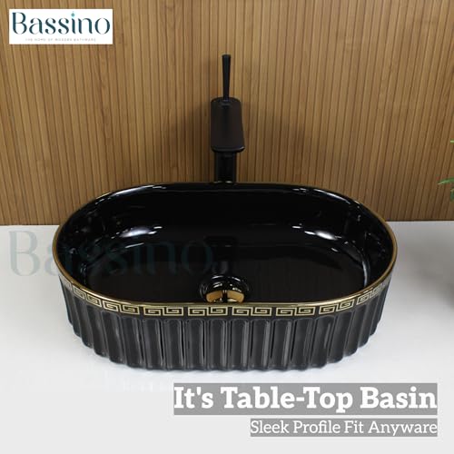 Premium Designer Table top/Counter top Wash Basin/Vessel sink (22x14x6 In) BTT-11194
