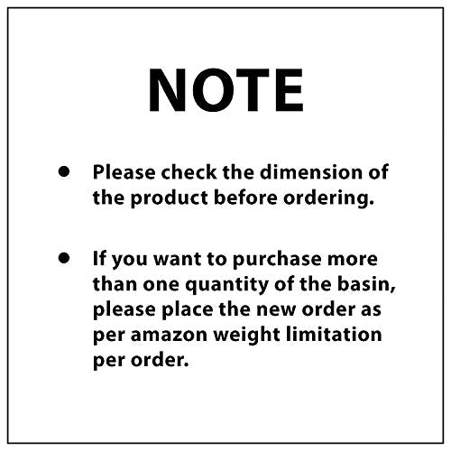 Bassino Artificial Stone Pedestal Free Standing Wash Basin For Living Room and Bathroom (360X360X870 MM, BLACK & GREY) BPB-630