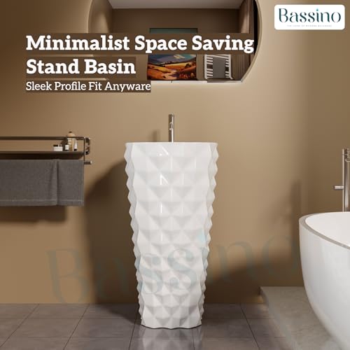 Ceramic Pedestal Wash Basin,BPB-658,size-17x17x32 Inch