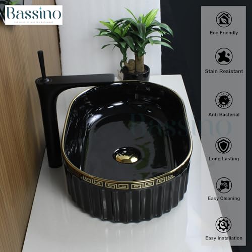 Premium Designer Table top/Counter top Wash Basin/Vessel sink (22x14x6 In) BTT-11194