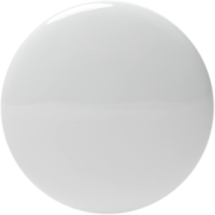 5" White Ceramic Silver Brass Pop Up Full Thread Waste Coupling 32 MM