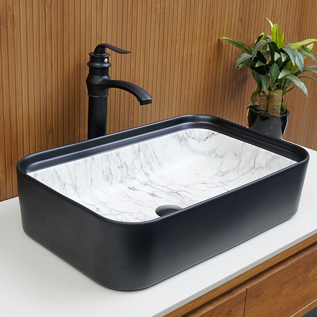 Designer Table Top Basin (22 x 14 x 6 In),BTT-11143