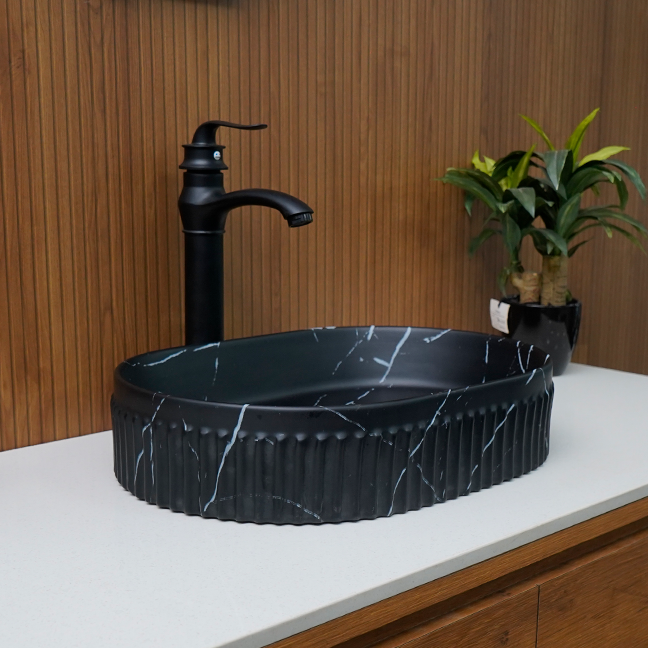 Designer Table Top Basin (18 x 13 x 5 In),BTT-1346