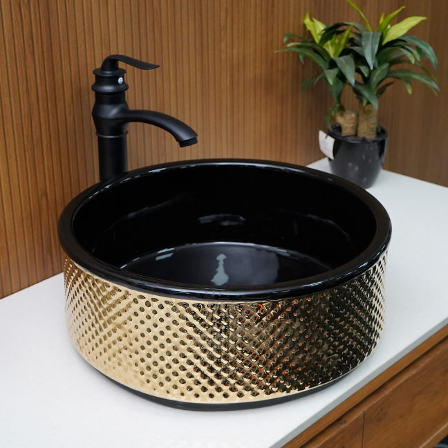 Designer Table Top Basin (17 x 17 x 6 In),BTT-11255