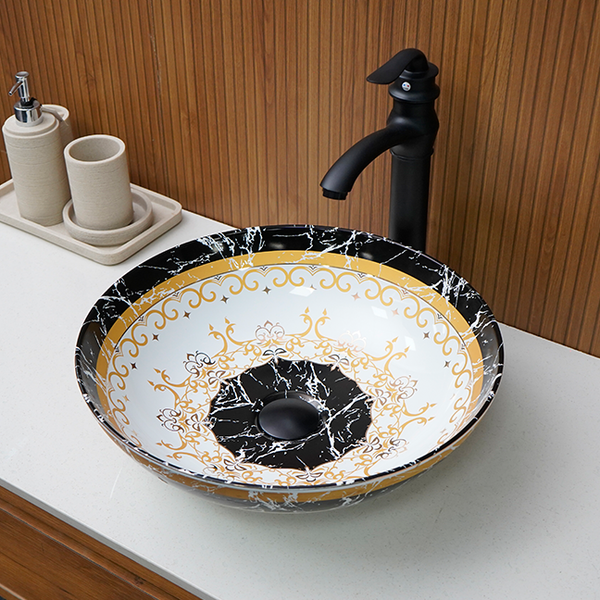 Designer Table Top Basin (16 x 16 x 5 In),BTT-1466