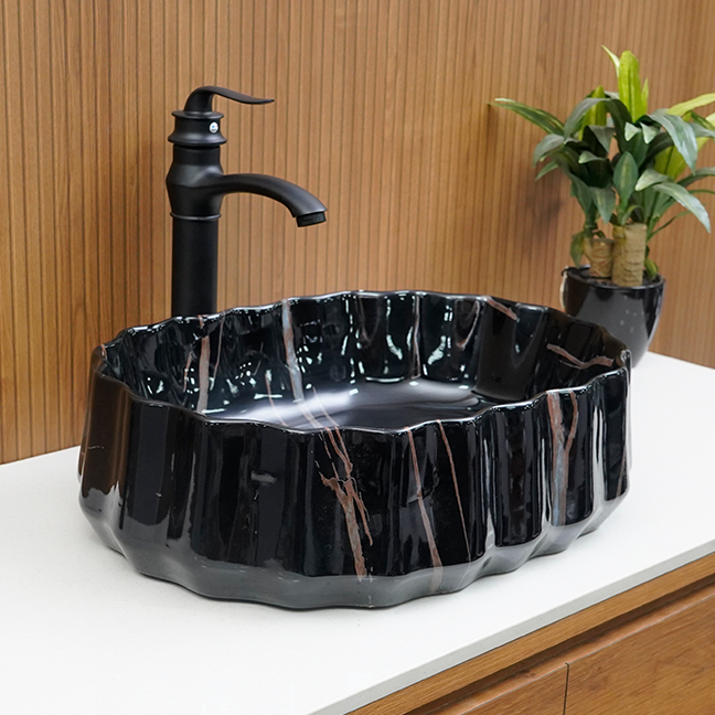 Designer Table Top Basin (20 x 15 x 6 In),BTT-11252