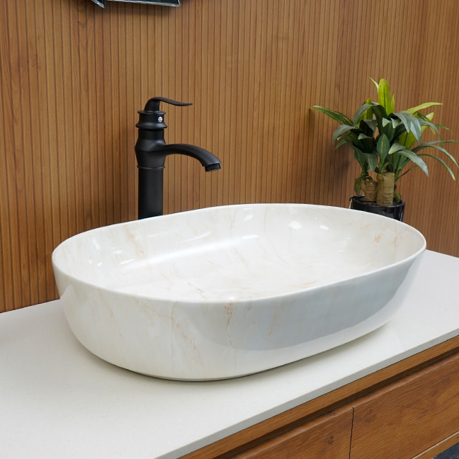 Designer Table Top Basin (24 x 16 x 5  in) BTT-915