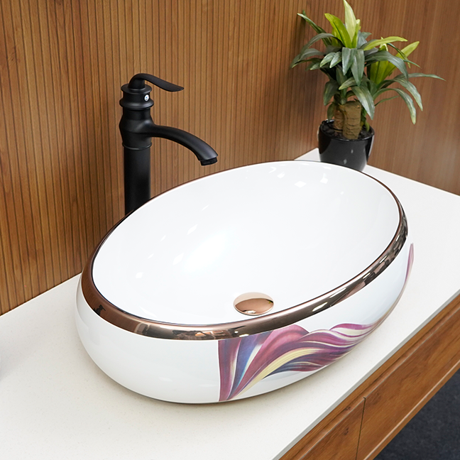 Designer Table Top Basin (24 x 16 x 6 In),BTT-1543