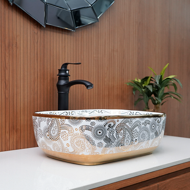 Designer Table Top Basin (18 x 13 x 5 In),BTT-11228-IN