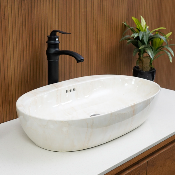 Designer Table Top Basin (24 x 14 x 5  in) BTT-907