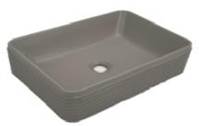 BASSINO Ceramic Wash Basin Countertop Tabletop Bathroom Sink Wash Basin(500x370x140mm)