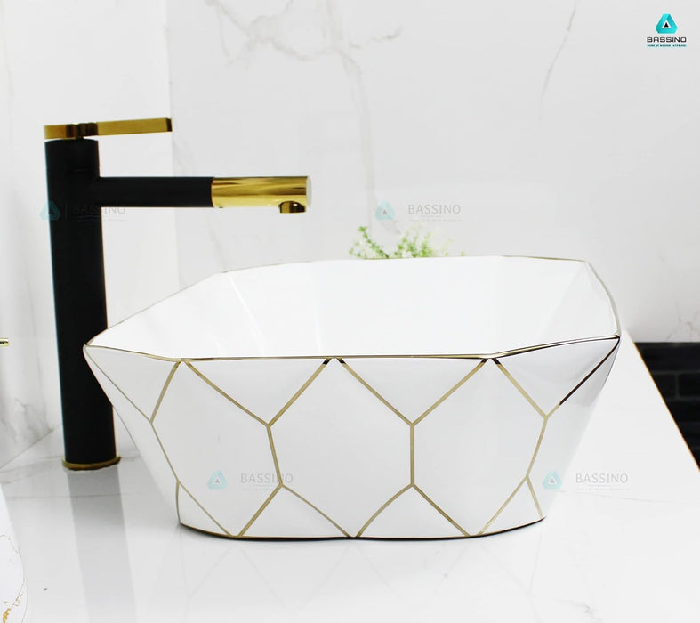 Premium Designer Table top/Counter top Wash Basin/Vessel sink (20x14x6 In) BTT-1313