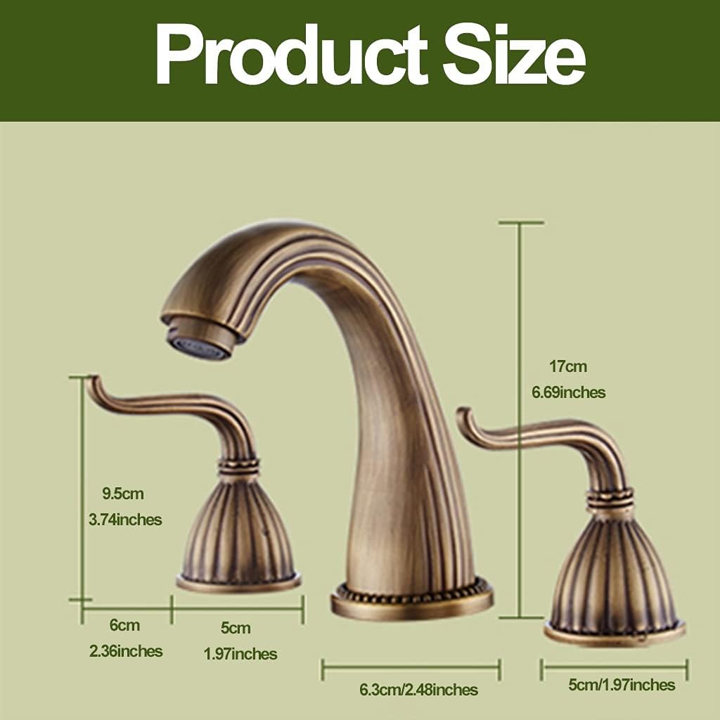 BASSINO Brass Bathroom Sink Wash Basin Mixer Tap Single Handle Hot & Cold Waterfall Lavatory Sink Faucet for Living Room & Bathrooms