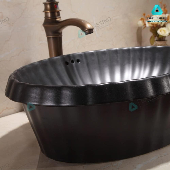 Premium Designer Table top/Counter top Wash Basin/Vessel sink (24x17x7 In) BTT-1032