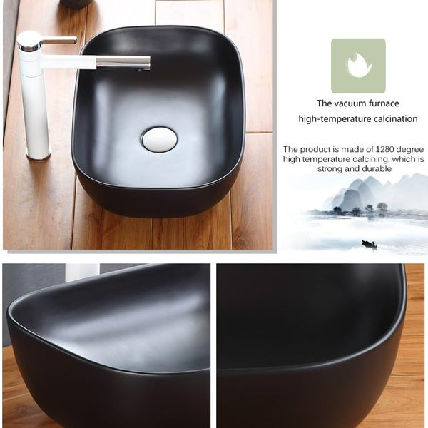 Premium Designer Table top/Counter top Wash Basin/Vessel sink (18x13x5.5 In) BTT-783-IN