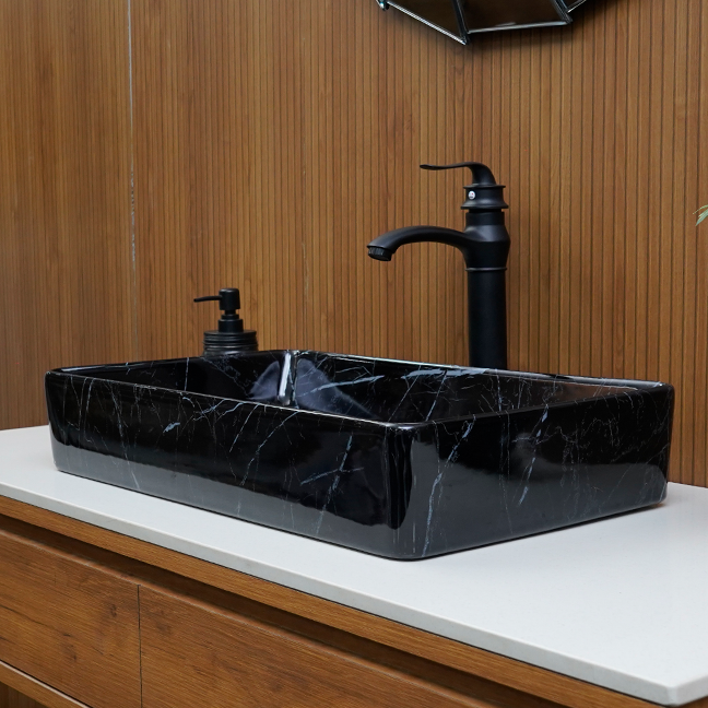 Designer Table Top Basin (24 x 14 x 4 In),BTT-1585