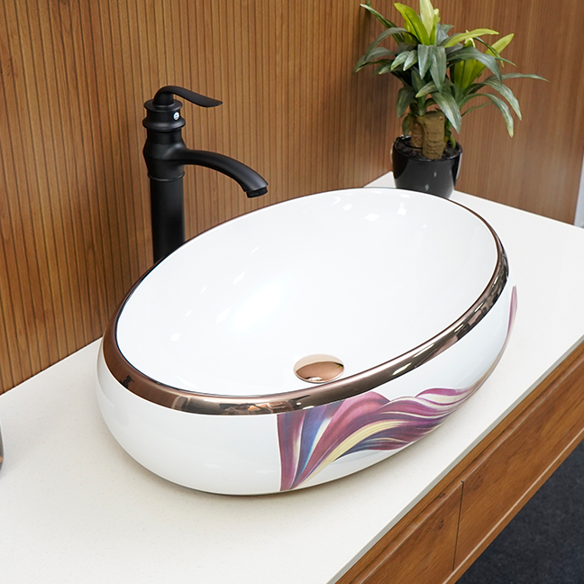 Designer Table Top Basin (24 x 16 x 6 In),BTT-1543