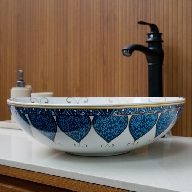 Designer Table Top Basin (16 x 16 x 5 In),BTT-1465