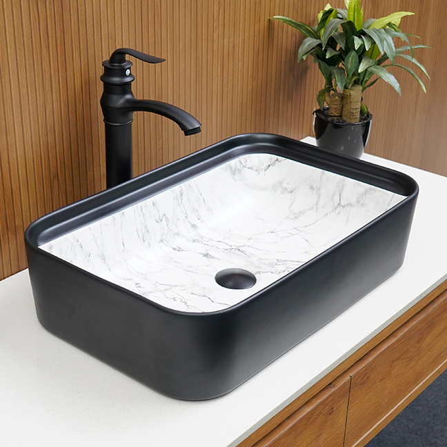 Designer Table Top Basin (22 x 14 x 6 In),BTT-11143