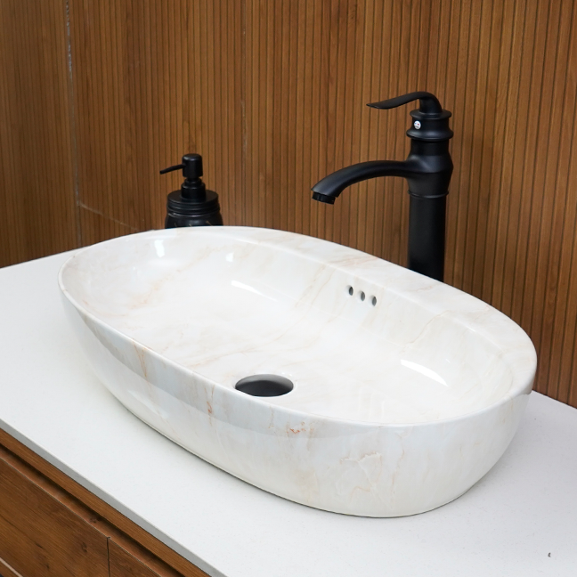 Designer Table Top Basin (24 x 14 x 5  in) BTT-907