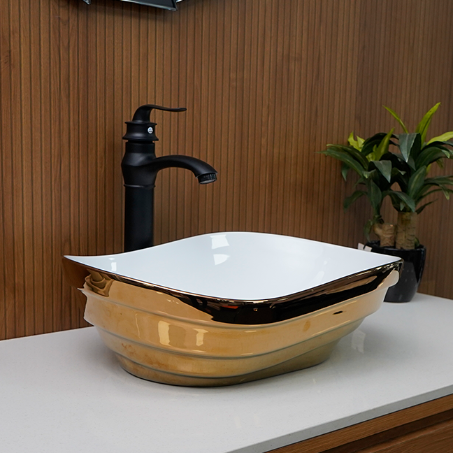 Designer Table Top Basin (18 x 14 x 6 In),BTT-1090