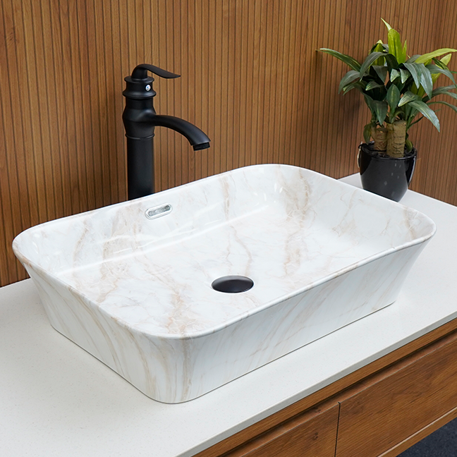 Designer Table Top Basin (22 x 15 x 5  in) BTT-958