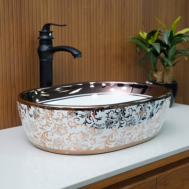 Designer Table Top Basin (19 x 15 x 5 In),BTT-1273