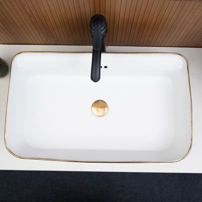 Designer Table Top Basin (24 x 14 x 6 In),BTT-11188