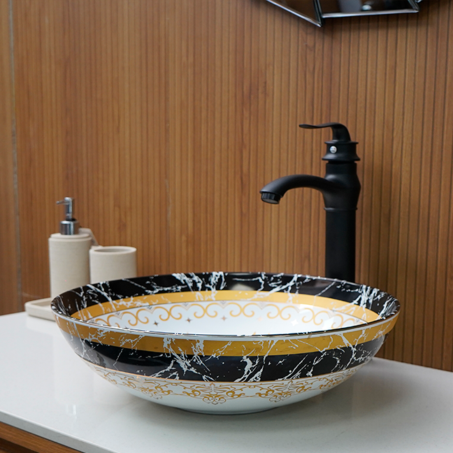 Designer Table Top Basin (16 x 16 x 5 In),BTT-1466