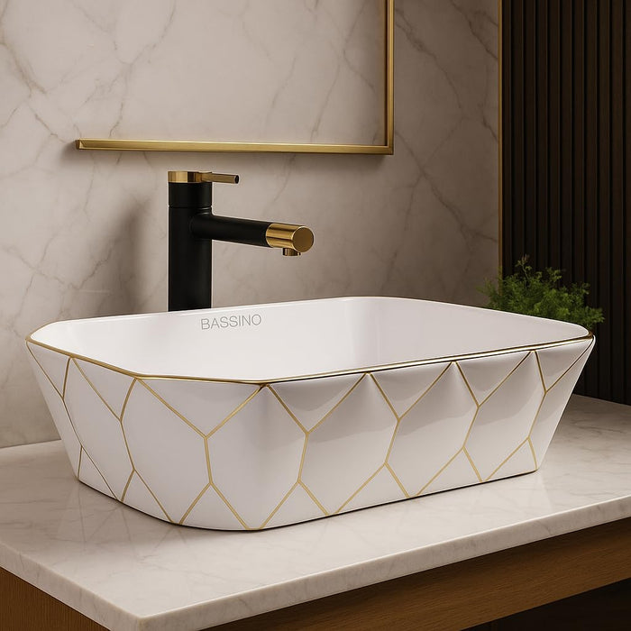 Premium Designer Table top/Counter top Wash Basin/Vessel sink (20x14x6 In) BTT-1313
