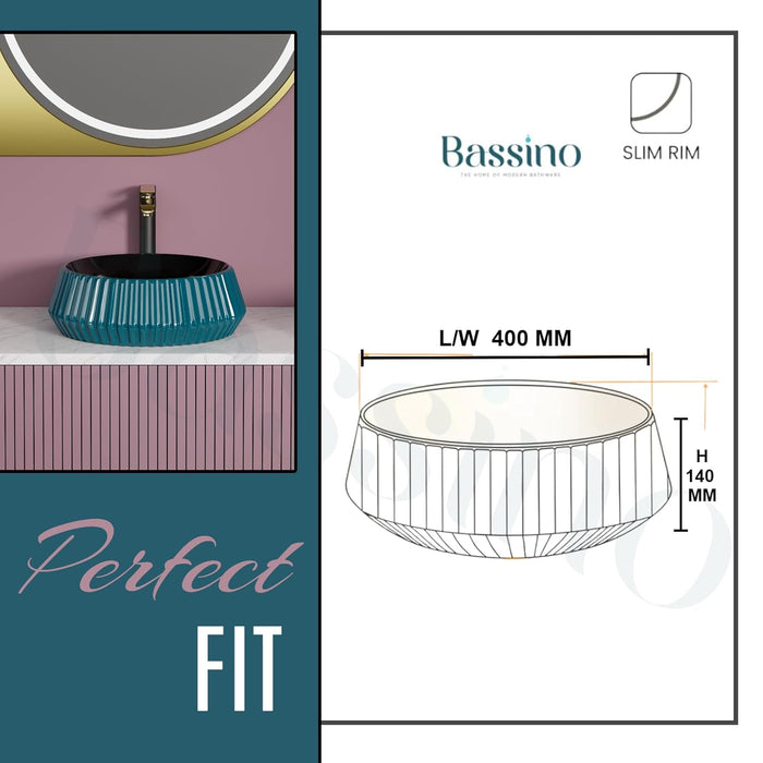 Designer Table Top Basin (16x16x6 In) BTT-11403-IN