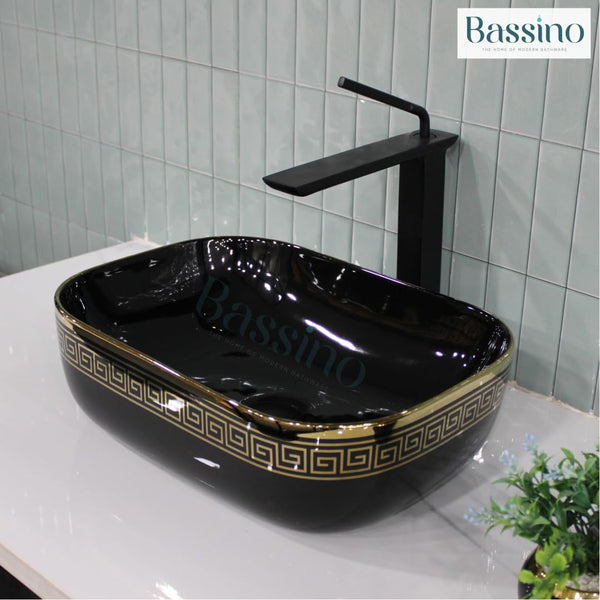 Premium Designer Table top Wash Basin (18x13x5.5 In) BTT-0195-IN