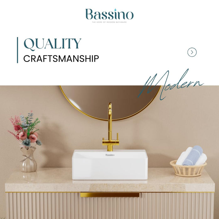 Designer Table Top Basin/Wall-Mounted (18x13x5 In) BTT-W56