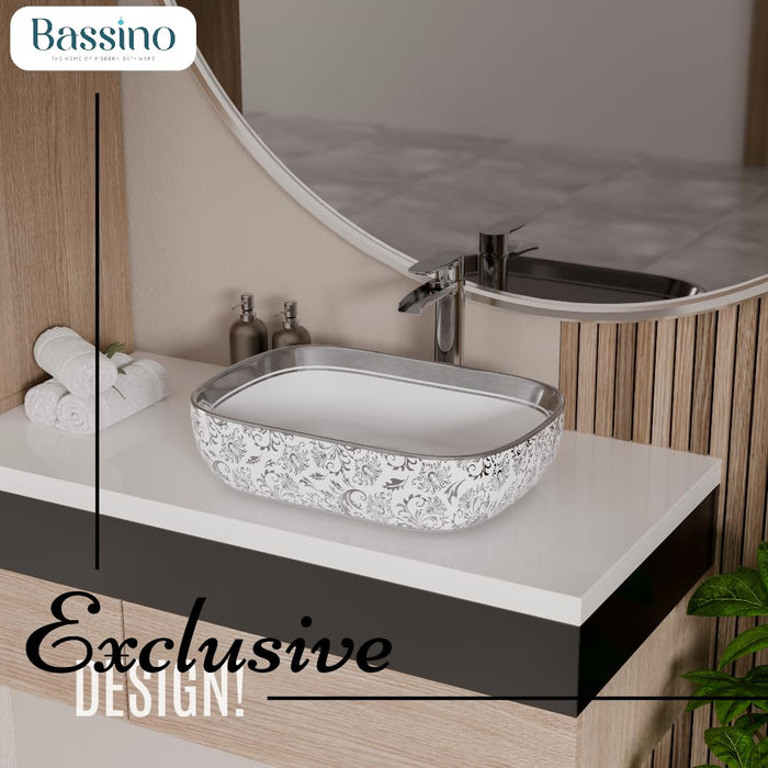 Premium Designer Table top/Counter top Wash Basin/Vessel sink (18x13x5.5 In) BTT-1108