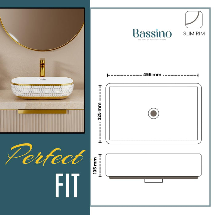 Designer Table Top Basin (18x13x6) BTT-11409-IN