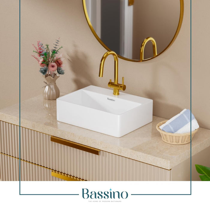 Designer Table Top Basin/Wall-Mounted (18x13x5 In) BTT-W56