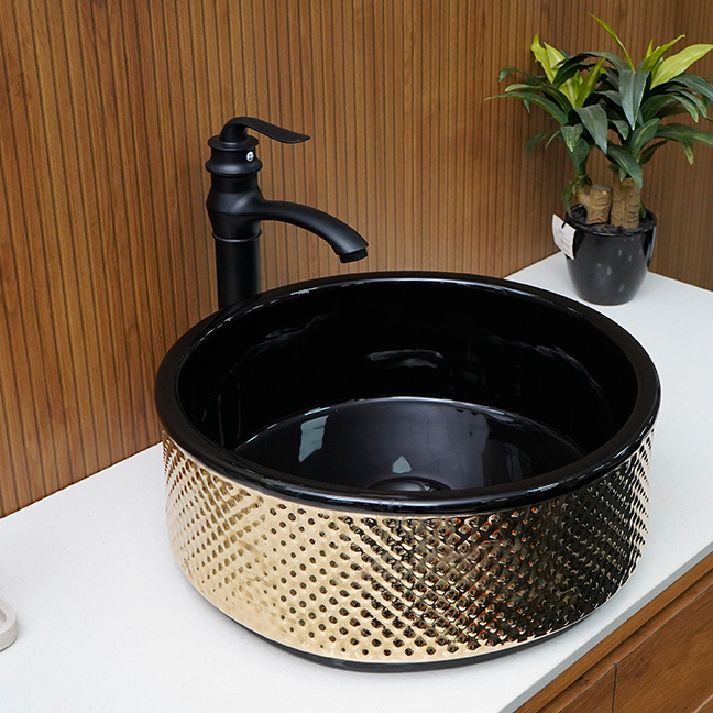 Designer Table Top Basin (17 x 17 x 6 In),BTT-11255
